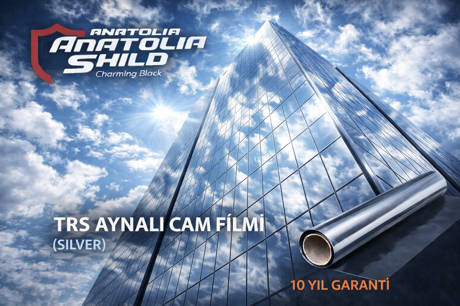 Silver TRS Reflective Cam Filmi | 10 Yıl Garantili